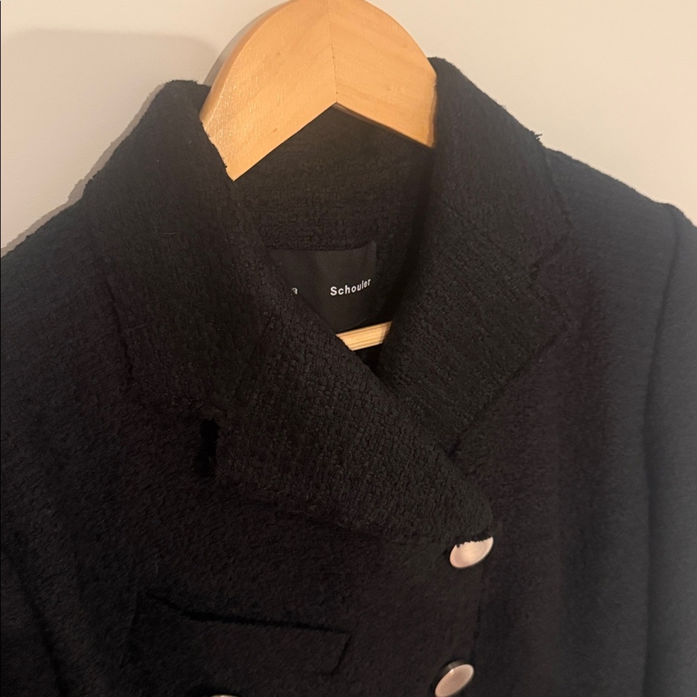 Proenza Schouler Black Asymmetrical Blazer - Picture 5 of 6